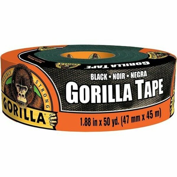 Gorilla Glue Duct Tape, Double-Thick, 1.88inx50 yards, Black GOR108084